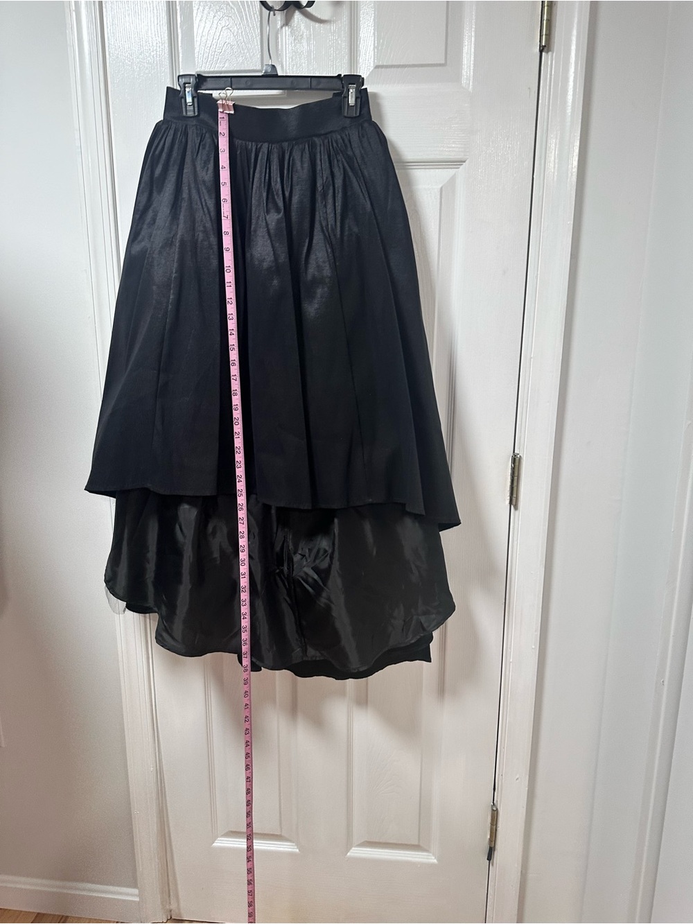 torrid Black High-Low Layered Midi Skirt